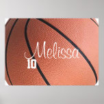 Affiche personnalisée de basket-ball