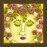 Affiche rose de carré de nymphe affiches