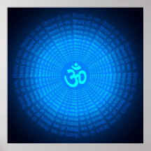 Affiche spirituelle de l'OM