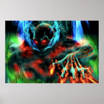 Affiche squelettique mauvaise