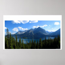 Affiche supérieure de lac Kananaskis