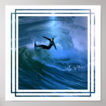 Affiche surfante de boucle