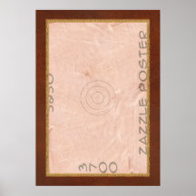 Affiche - verrouillée - réception - portrait