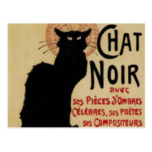 Affiche vintage de Nouveau d'art ; Conversation de Cartes Postales