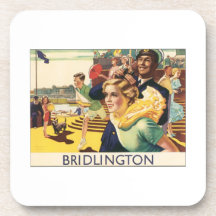 Affiche vintage de voyage de Bridlington Sous-bock