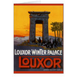 Affiche vintage de voyage, palais d'hiver de Louxo Cartes