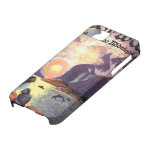 Affiche vintage de voyage, terre de la Norvège de  Coques Case-Mate iPhone 5