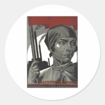 Affiches de propagande d'Union Soviétique de guerr Adhésifs