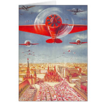 Affiches de propagande d'Union Soviétique de guerr Cartes De Vœux