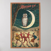 Affiches vintages de classique de cartes de voeux 