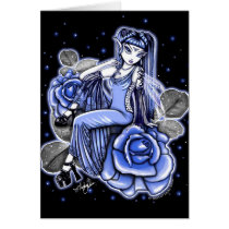 Affinity Blue Rose Fairy Card