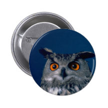 Affordable Owl Holiday Gift Button