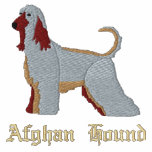Afghan Hound Embroidered Shirt (Hoodie)