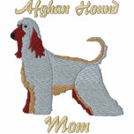 Afghan Hound Mom Embroidered Shirt (Long Sleeve)
