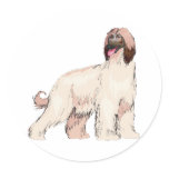 Afghan Hound Sticker
