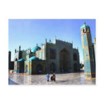 afghani blue mosque postcards