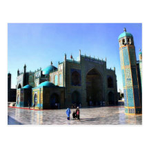 afghani blue mosque postcards