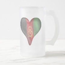 Afghanistan Flag In A Heart Mug