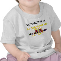 Afghanistan & Iraq Vet, My Daddy T Shirt