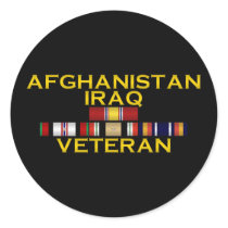 Afghanistan & Iraq VET Sticker