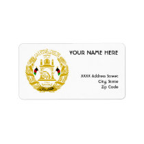 Afghanistan Labels labels