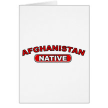 Afghanistan Native Card