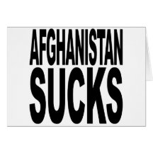 Afghanistan Sucks Greeting Cards