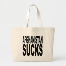 Afghanistan Sucks Tote Bags