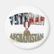 Afghanistan Vet Refrigerator Magnet
