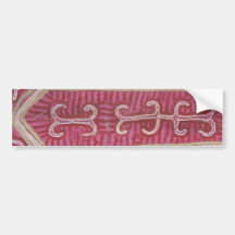 Afghanistan: Vintage Textile Remnant Bumper Sticker
