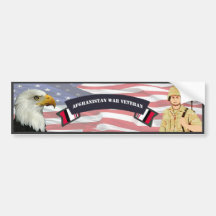 Afghanistan War Veteran Bumper Sticker