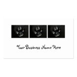 AFIPP Arctic Fox in Paw Print Business Card Template
