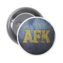 AFK Badge Pinback Buttons