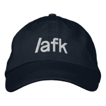 /afk baseball cap