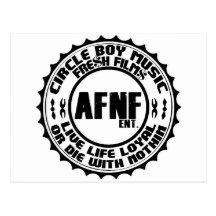 AFNF ENT LOYALTY BADGE ITEMS POST CARD