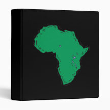 Africa 3 Ring Binder