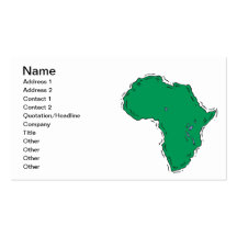 Africa Business Cards