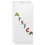Africa Chili Peppers Rack Card