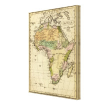 Africa Hand Coloured Atlas Map