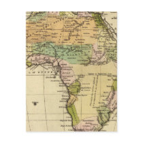 Africa Hand Coloured Atlas Map