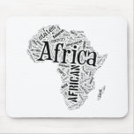 Africa in Tagxedo Mouse Pads