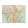 Africa Map with shipping routes Post Cards