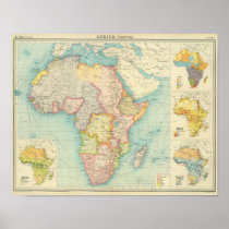 Africa Map with shipping routes