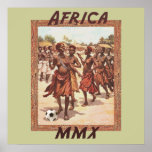 Africa MMX African womens tribal soccer dance Print