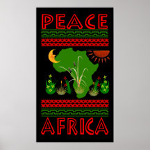 Africa Peace Print