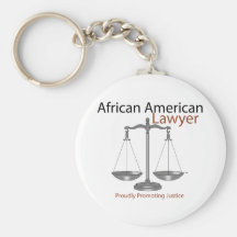 African America Lawyer Key Chains