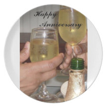 African American Anniversary Plate