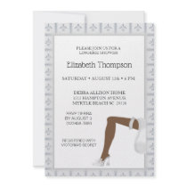 African American Bridal Garter  Shower Invitation