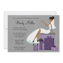 African American Bridal Shower Invitation