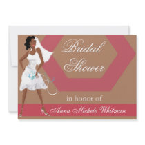 African American Bridal Shower Invitation